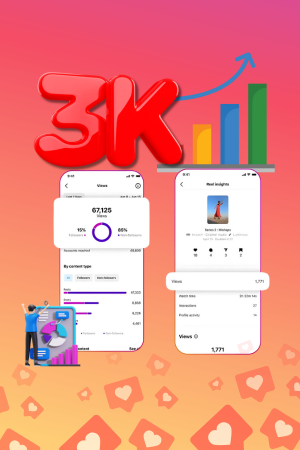 3,000 Instagram Monthly Video Views